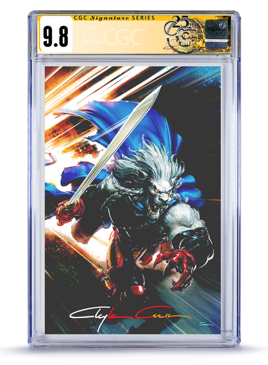 PREORDER:  NYCC Battle Beast No. 5 CGC Signature Series Infinity Signature