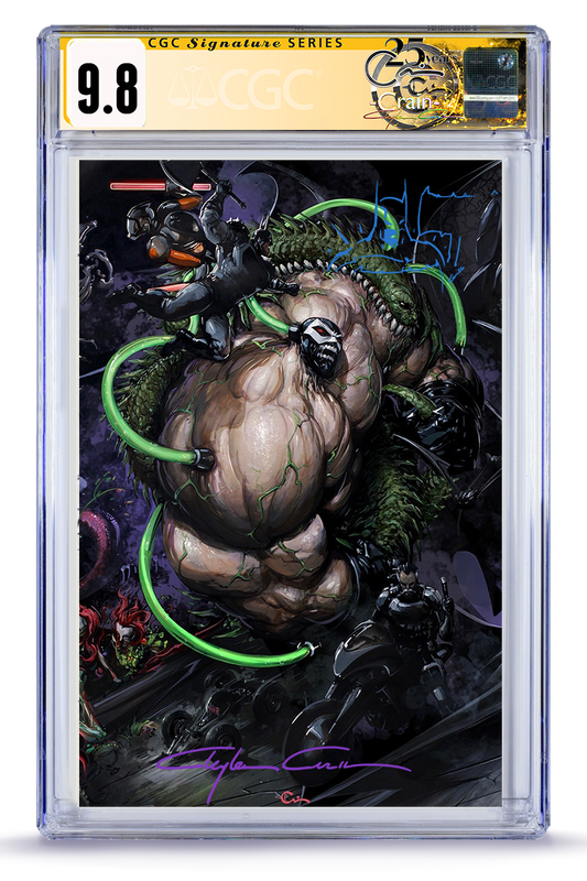 [Limited Preorder] Absolute Batman #23 Clayton Crain Connecting Cover Bane Full Art 9.8 CGC Graded