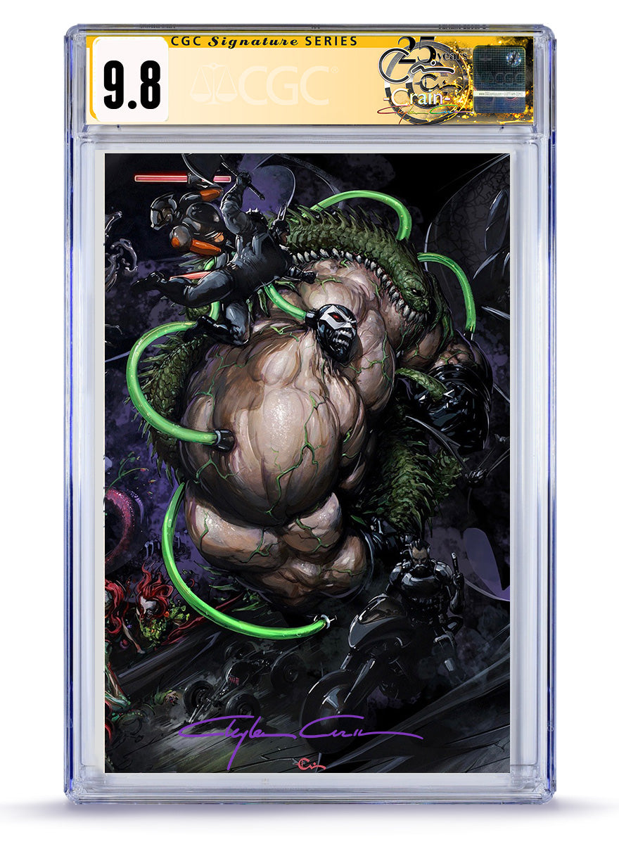 [Limited Preorder] Absolute Batman #23 Clayton Crain Connecting Cover Bane Full Art 9.8 CGC Graded
