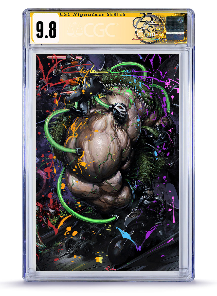 [Limited Preorder] Absolute Batman #23 Clayton Crain Connecting Cover Bane Full Art 9.8 CGC Graded