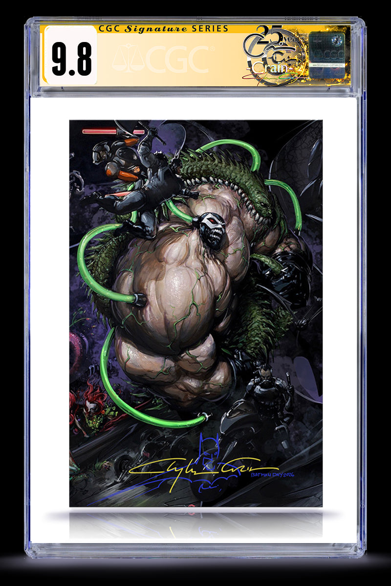 Absolute Batman #23 Clayton Crain Bane Full Art CGC 9.8, image 5