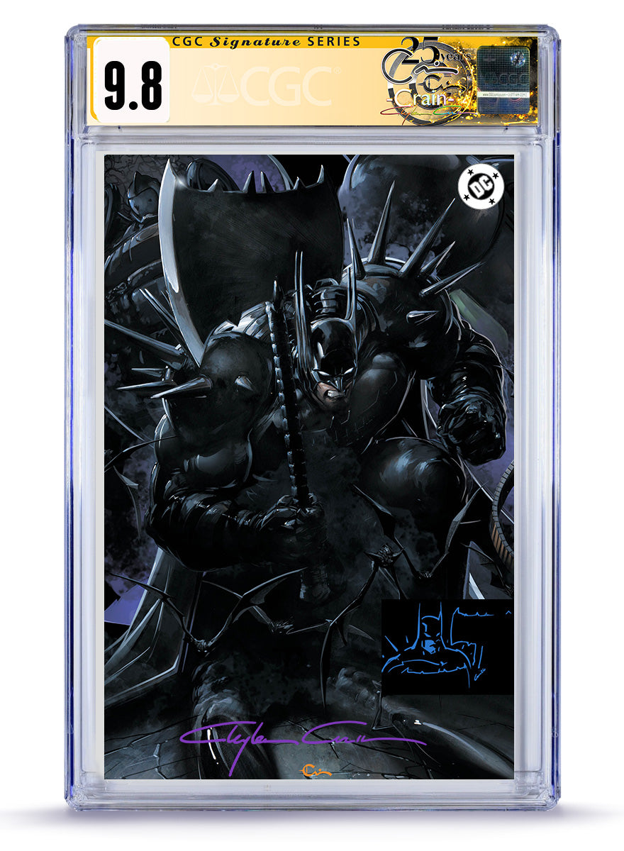 [Limited Preorder] Absolute Batman #23 Clayton Crain Connecting Cover Batman Full Art 9.8 CGC Graded