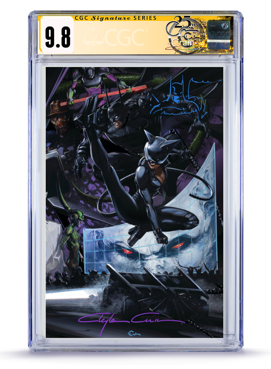 [Limited Preorder] Absolute Batman #23 Clayton Crain Connecting Cover Catwoman Full Art 9.8 CGC Graded