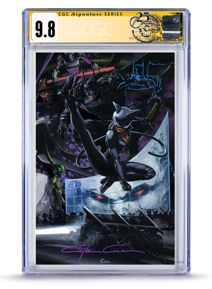 [Limited Preorder] Absolute Batman #23 Clayton Crain Connecting Cover Catwoman Full Art 9.8 CGC Graded