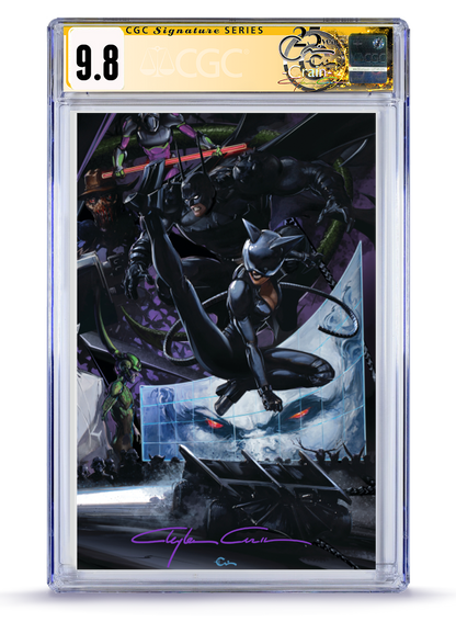 [Limited Preorder] Absolute Batman #23 Clayton Crain Connecting Cover Catwoman Full Art 9.8 CGC Graded
