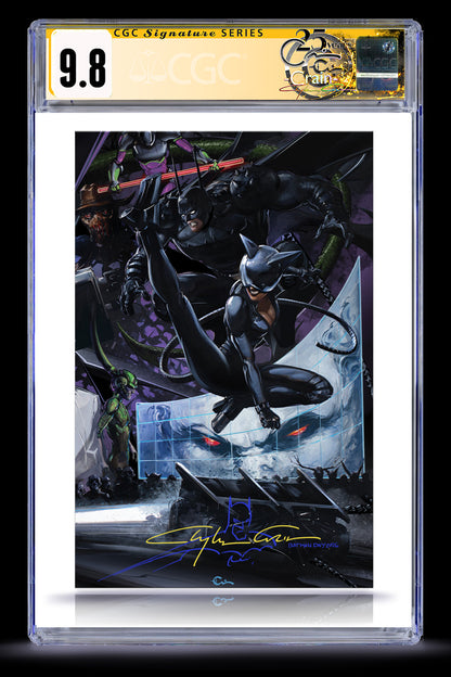 [Limited Preorder] Absolute Batman #23 Clayton Crain Connecting Cover Catwoman Full Art 9.8 CGC Graded