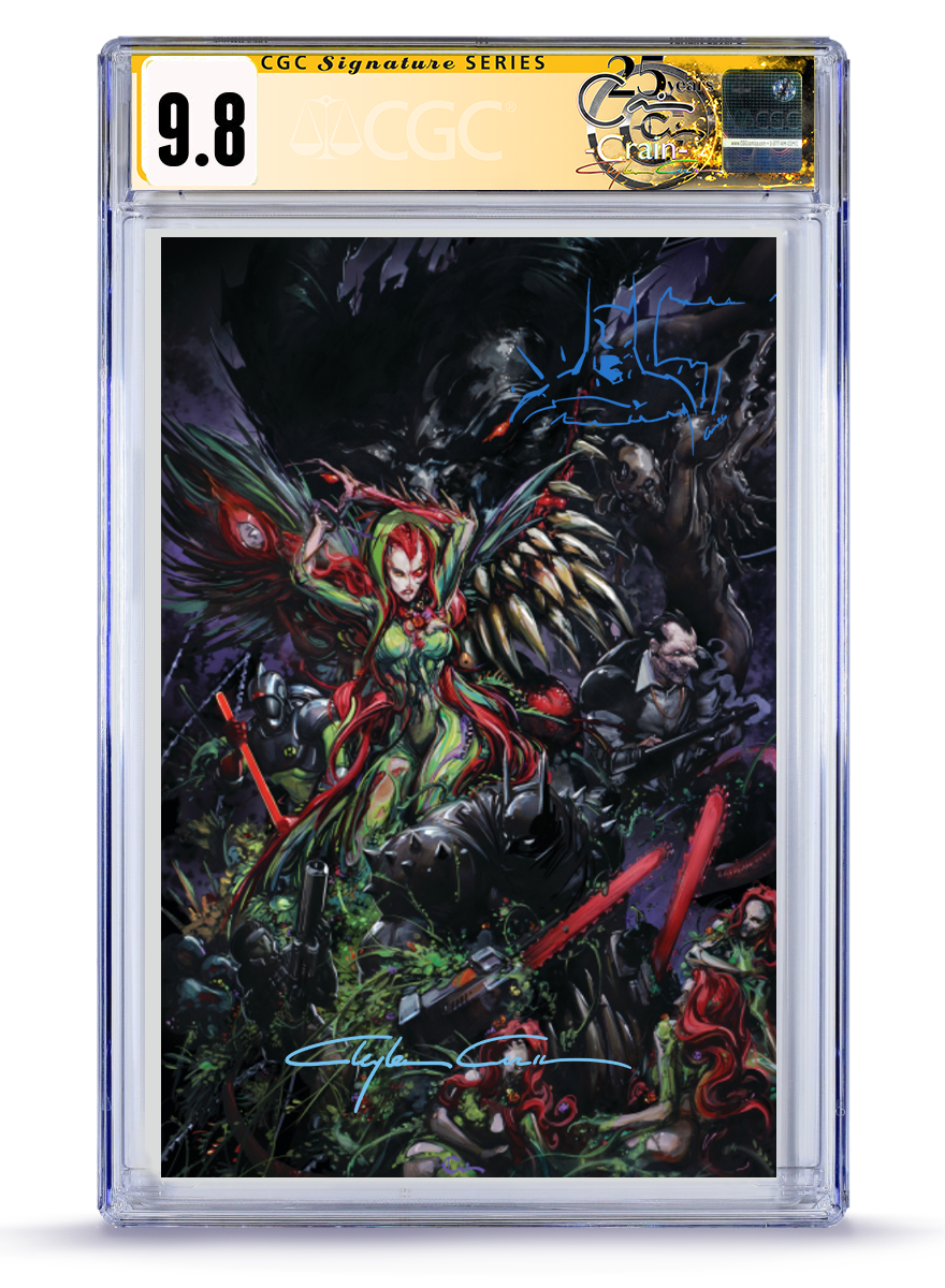 [Limited Preorder] Absolute Batman #23 Clayton Crain Connecting Cover Ivy Full Art 9.8 CGC Graded