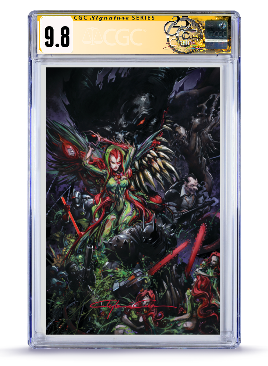 [Limited Preorder] Absolute Batman #23 Clayton Crain Connecting Cover Ivy Full Art 9.8 CGC Graded