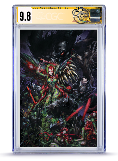 [Limited Preorder] Absolute Batman #23 Clayton Crain Connecting Cover Ivy Full Art 9.8 CGC Graded