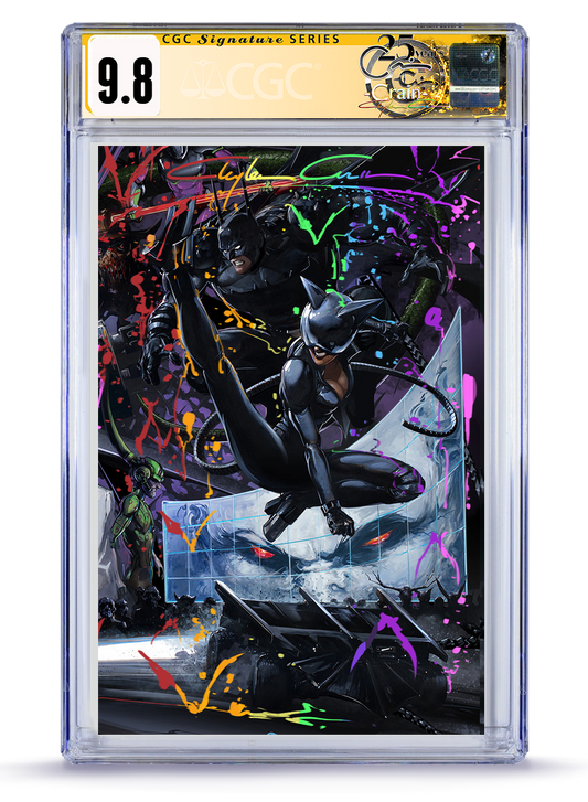 [Limited Preorder] Absolute Batman #23 Clayton Crain Connecting Cover Catwoman Full Art 9.8 CGC Graded