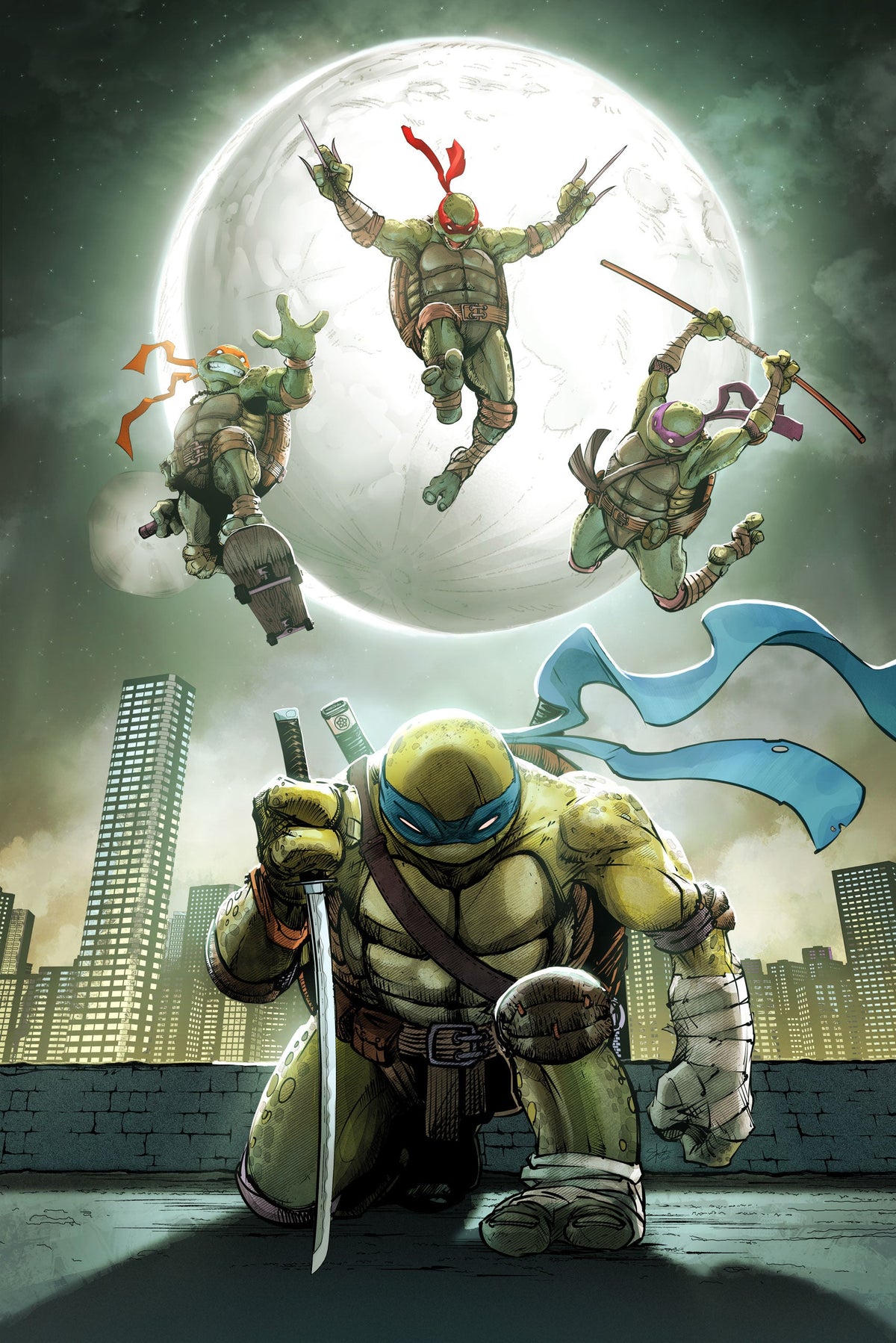 TEENAGE MUTANT NINJA TURTLES #20 300th ISSUE SPECIAL - STAN YAK COVER A VIRGIN VARIANT KNIGHT OF COMICS SDCC 2026 EXCLUSIVE LTD 600