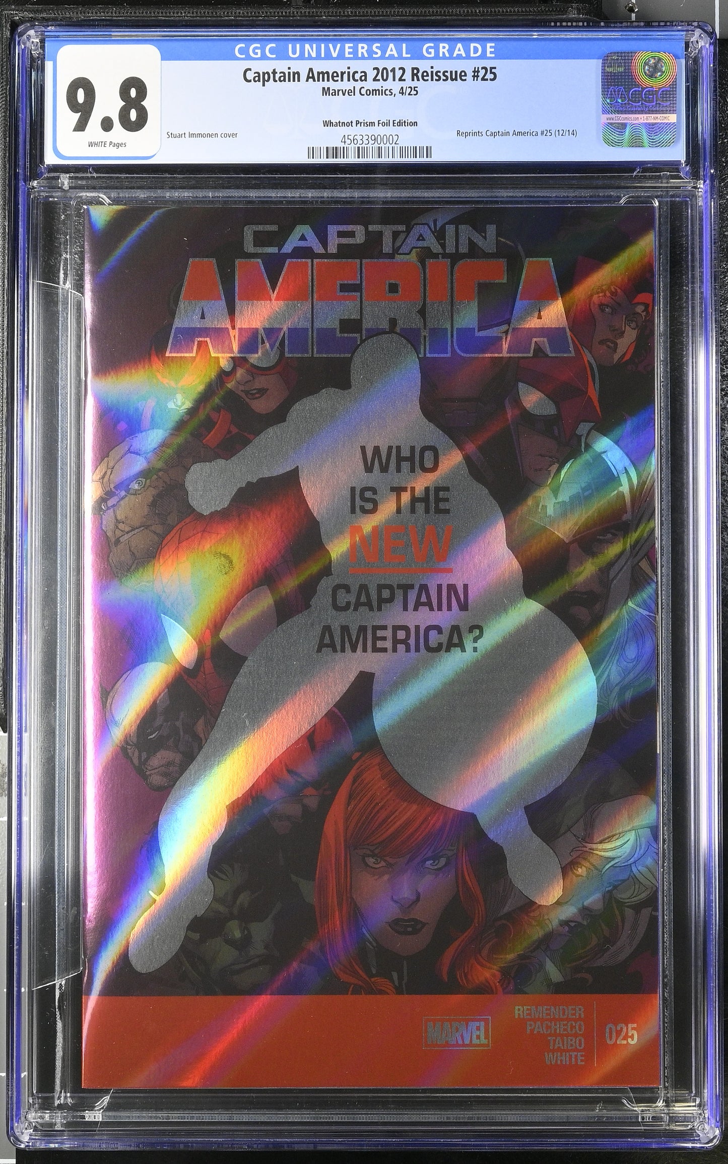 Captain America 25 Whatnot Prizm Edition CGC 9.8