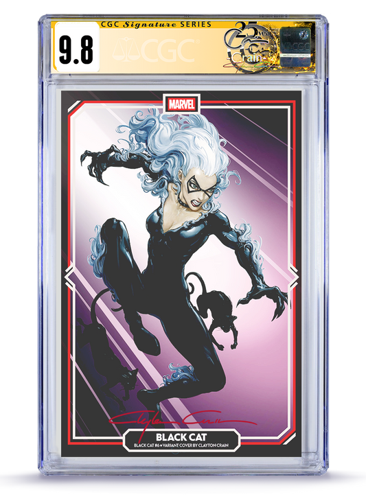 PREORDER: BLACK CAT  No. 6  Classic Signature 9.8 CGC Signature Series