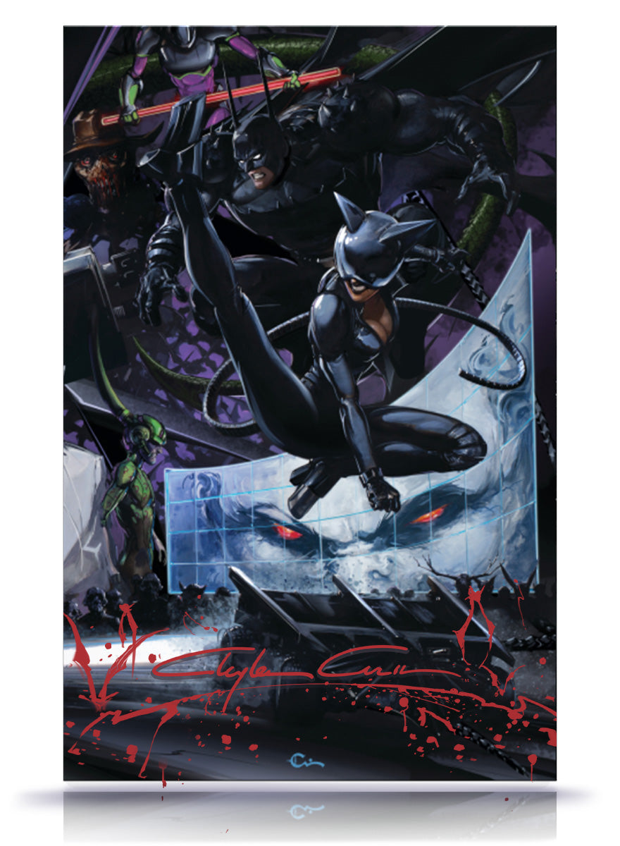 [Limited Release] Absolute Batman #23 Clayton Crain Connecting Cover Catwoman Full Art