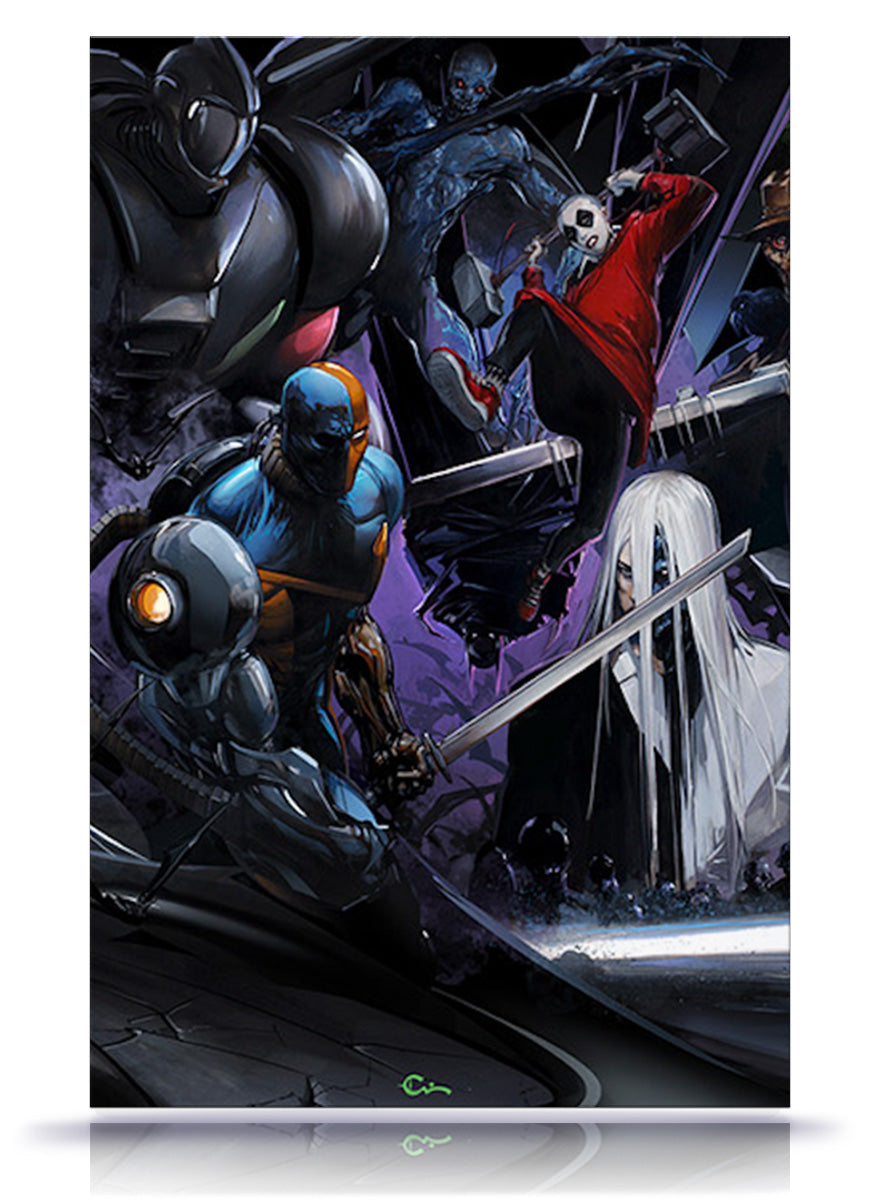 [Limited Release] Absolute Batman #23 Clayton Crain Connecting Set Deathstroke Full Art