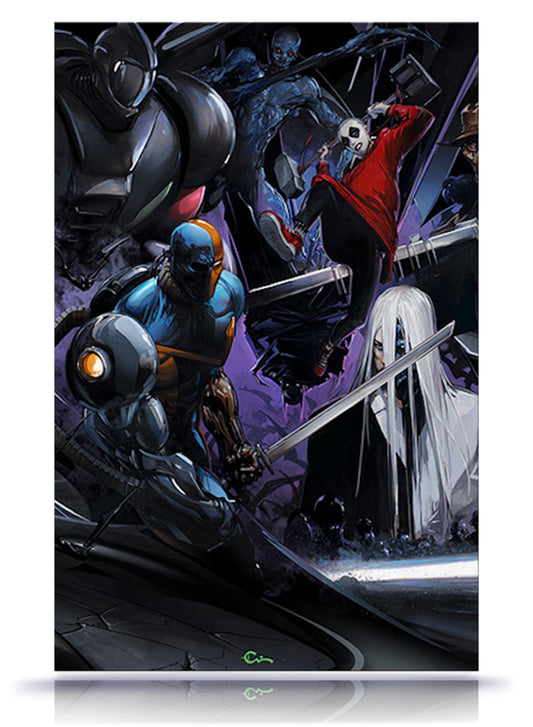 [Limited Release] Absolute Batman #23 Clayton Crain Connecting Set Deathstroke Full Art