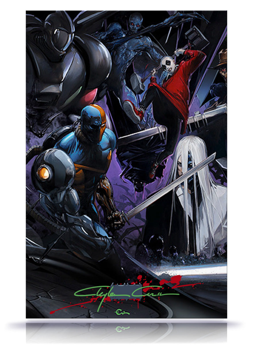 [Limited Release] Absolute Batman #23 Clayton Crain Connecting Set Deathstroke Full Art