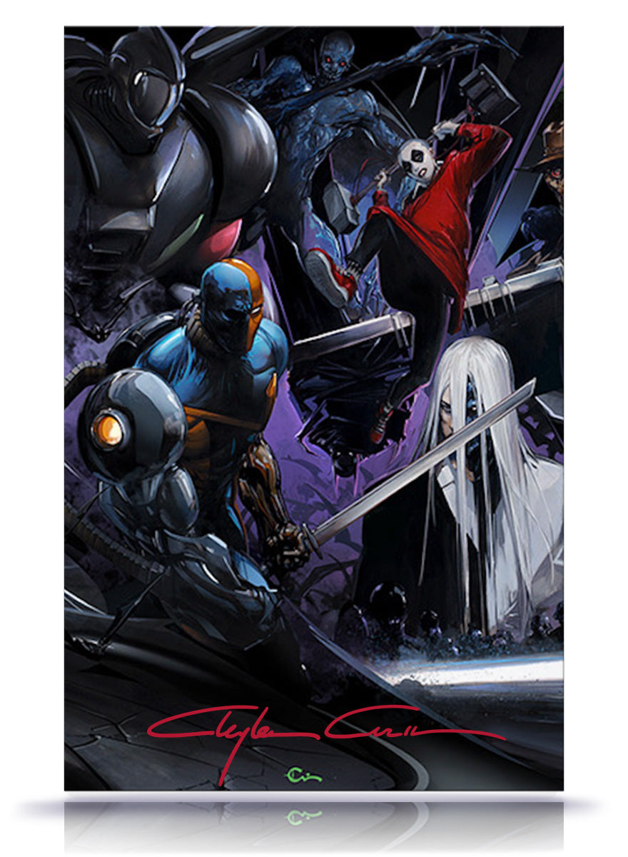 [Limited Release] Absolute Batman #23 Clayton Crain Connecting Set Deathstroke Full Art