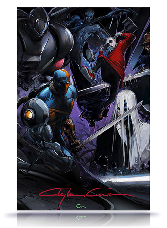 [Limited Release] Absolute Batman #23 Clayton Crain Connecting Set Deathstroke Full Art