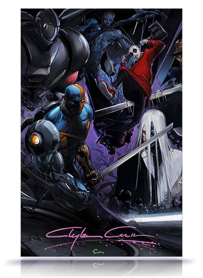 Absolute Batman #23 Clayton Crain Deathstroke Full Art, image 5