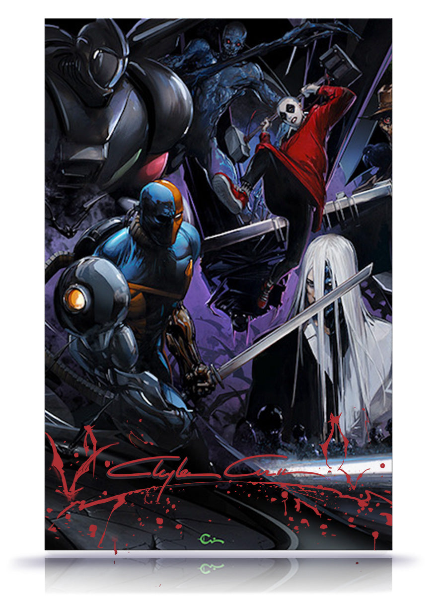 [Limited Release] Absolute Batman #23 Clayton Crain Connecting Set Deathstroke Full Art