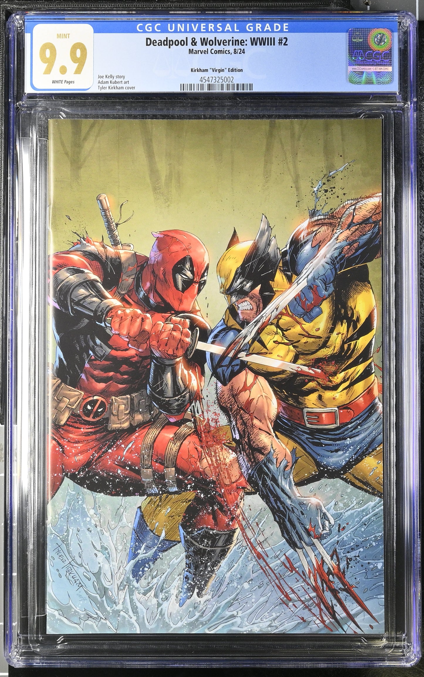 Deadpool Wolverine Tyler Kirkham Virgin CGC 9.9