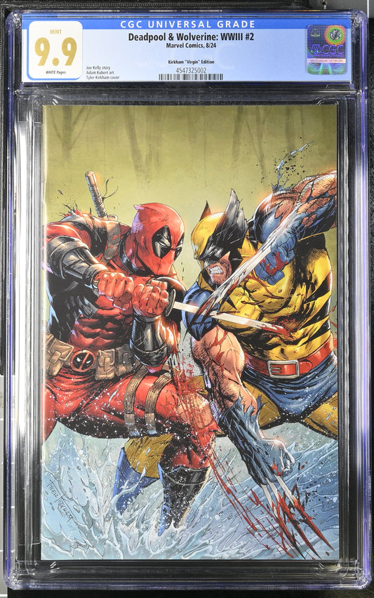 Deadpool Wolverine Tyler Kirkham Virgin CGC 9.9