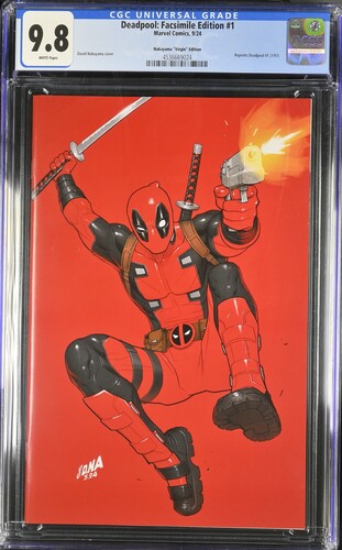 Deadpool #1 DNA VIRGIN cover CGC 9.8