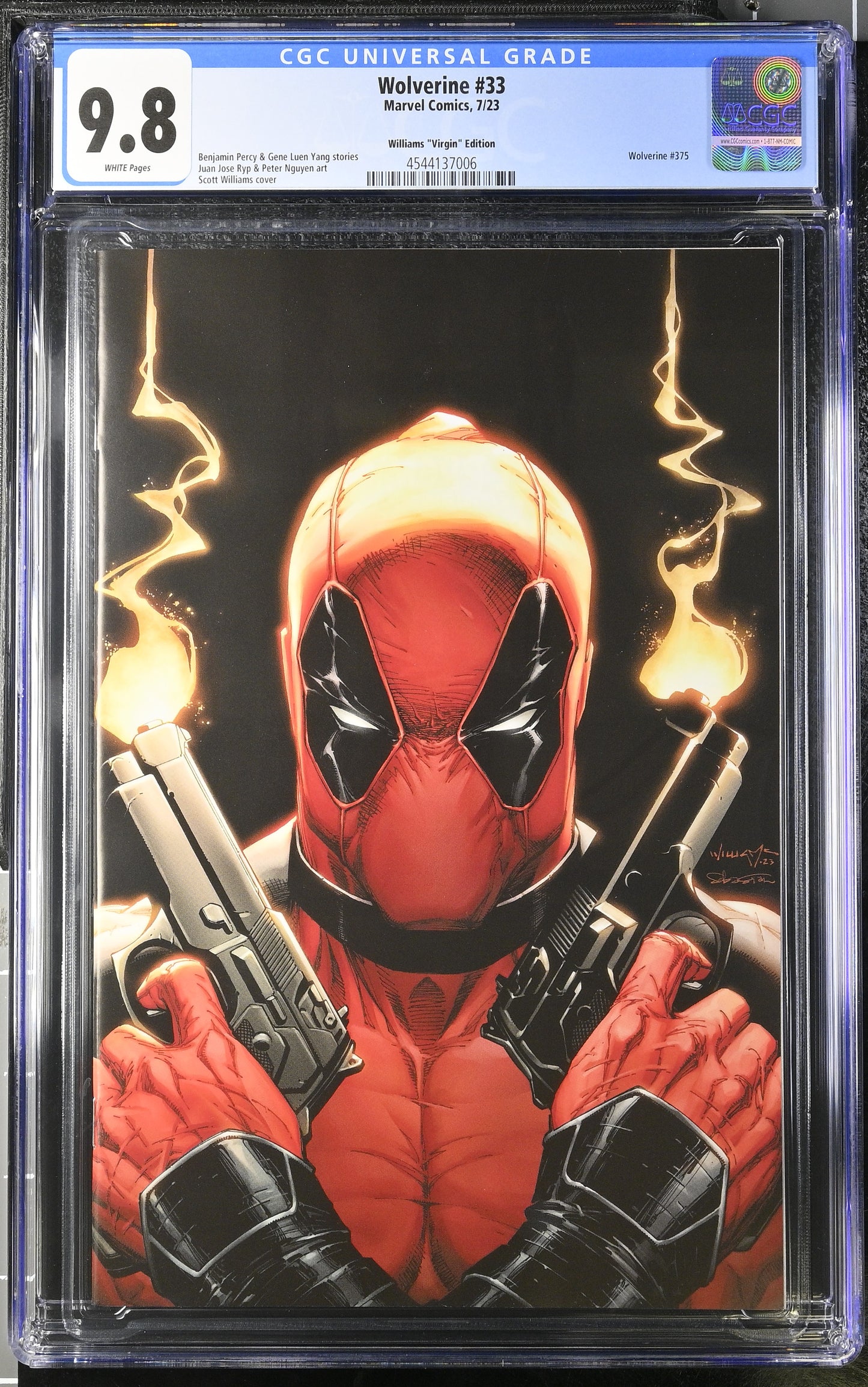 Deadpool Scott Williams Virgin CGC 9.8