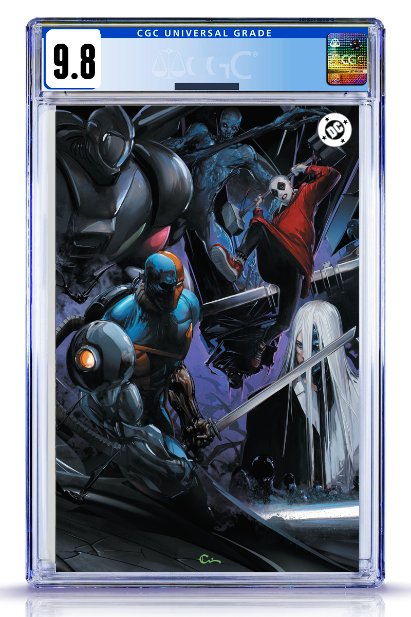 [Limited Preorder] Absolute Batman #23 Clayton Crain Connecting Cover Deathstroke Full Art 9.8 CGC Graded