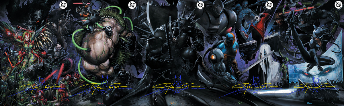 Absolute Batman #23 Clayton Crain All Connecting Covers Set