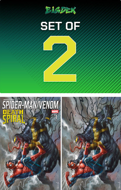 Amazing Spider-Man/Venom Death Spiral #1 LUCIO PARRILLO Big Dex Comics MegaCon Exclusive Virgin/Trade Set