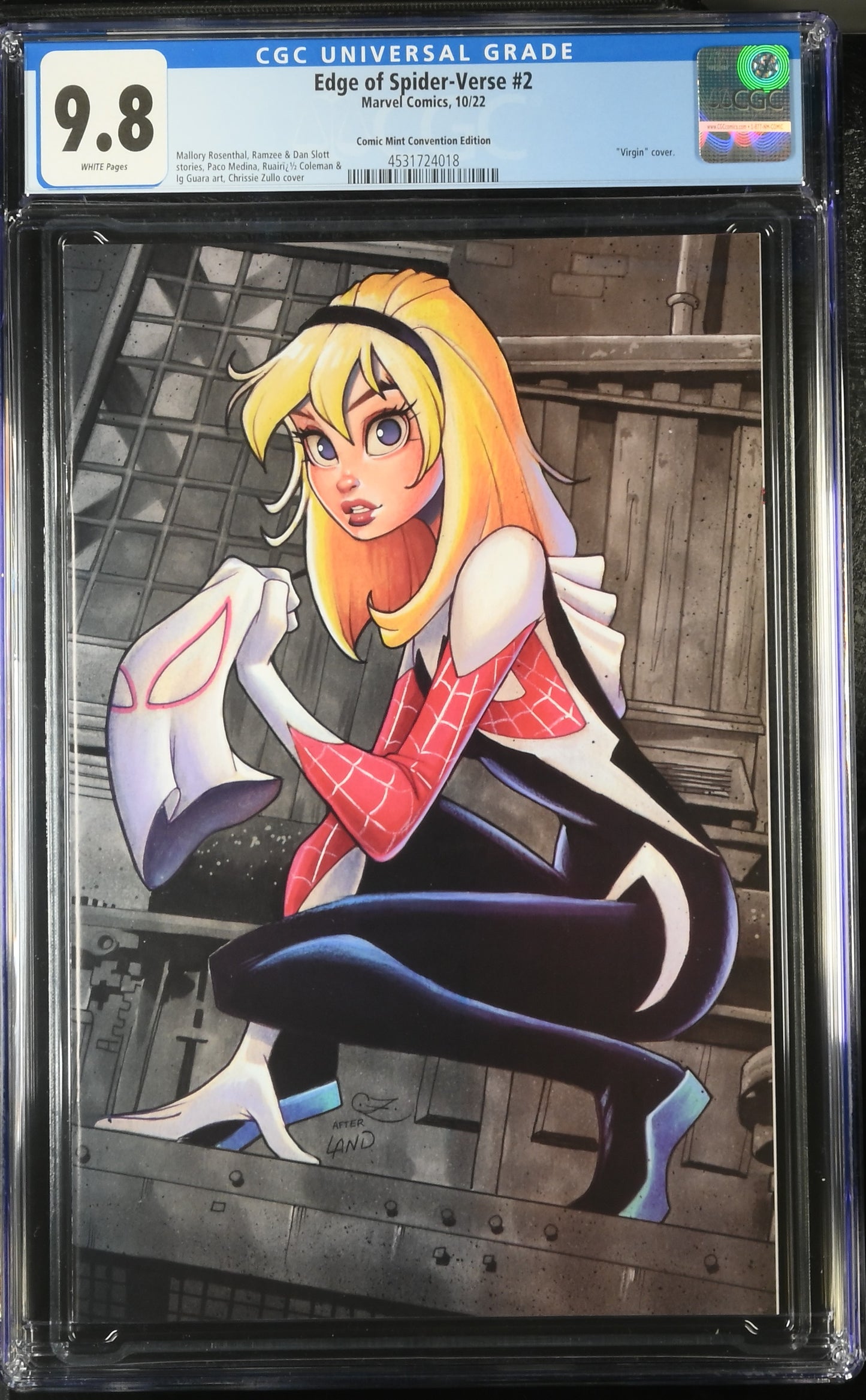 Edge of Spider Verse #2 CGC 9.8