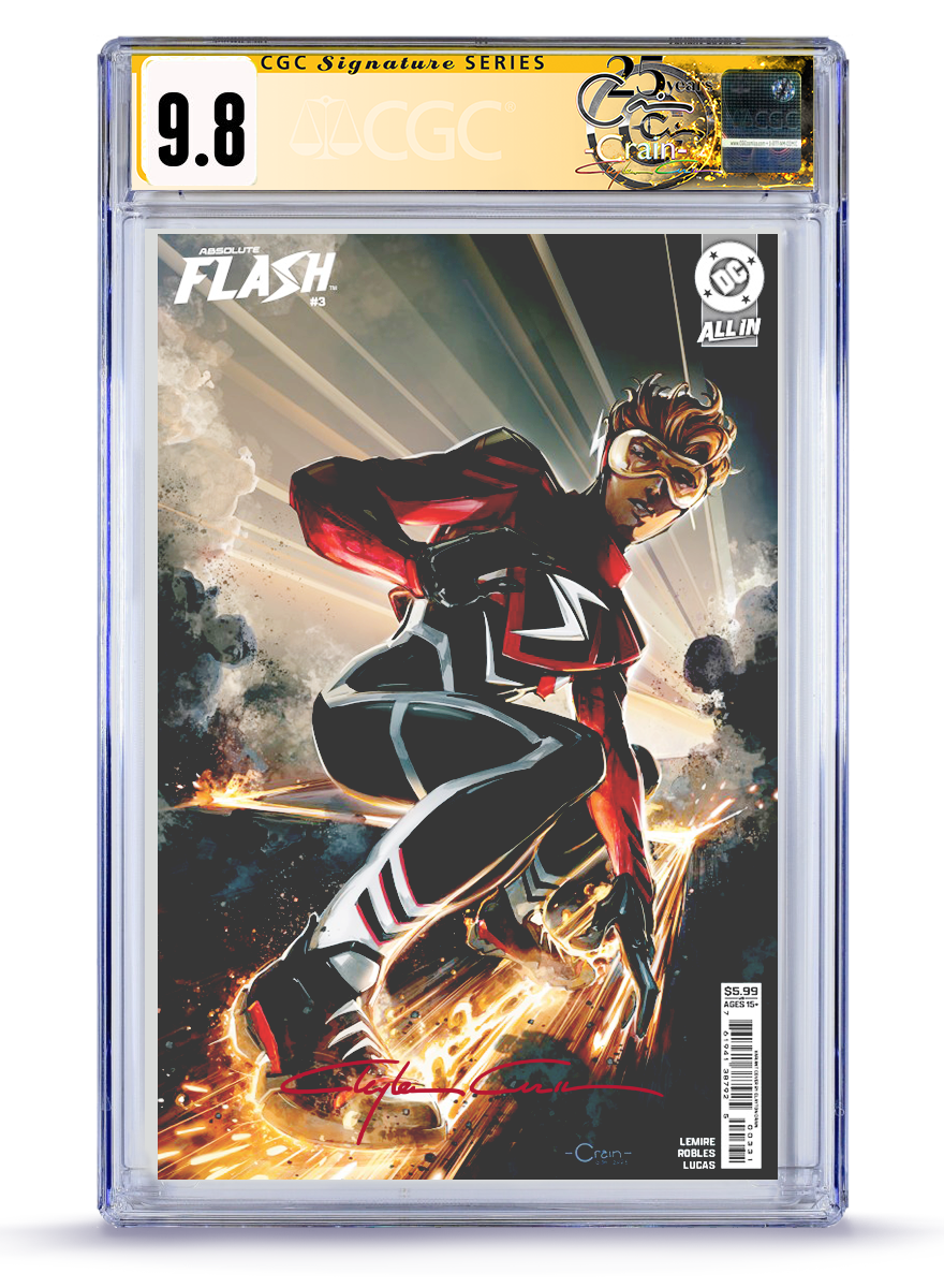 CGC Signature Series Classic Signed  PREORDER: Absolute Flash No. 3 TRADE DRESS
