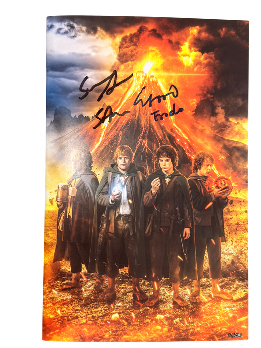 Fan Expo Chicago Lord of the Rings Exclusive Signed by Elijah Wood & Sean Astin