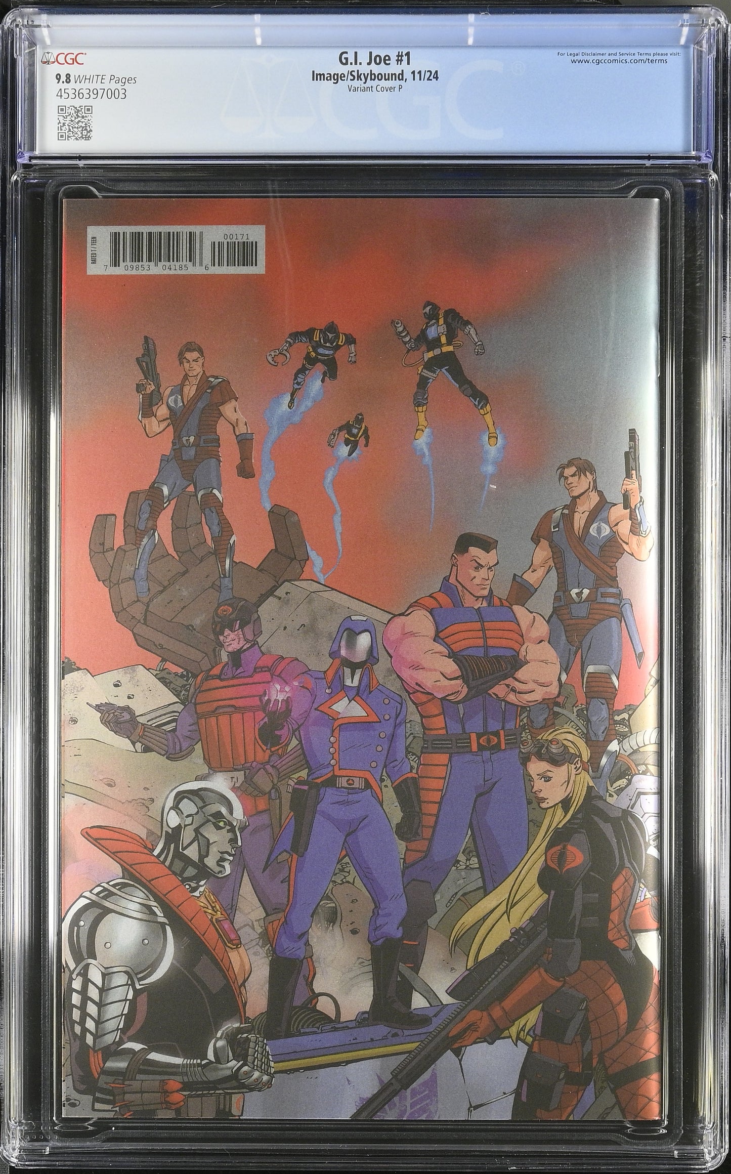 GI Joe #1 Foil Wraparound CGC 9.8