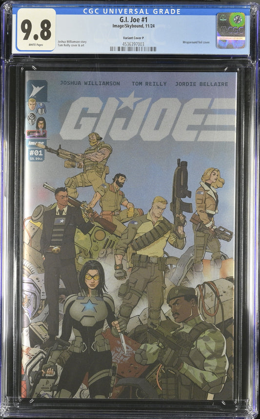 GI Joe #1 Foil Wraparound CGC 9.8