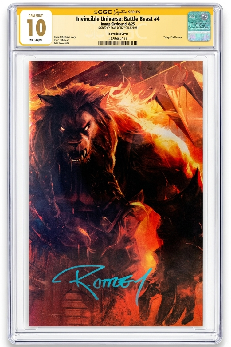 Invincible Universe Battle Beast #4, Ivan Tao [10 CGC Signature Series]