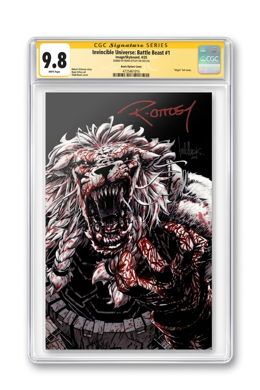 Invincible Universe Battle Beast #1, Todd Beats [9.8 CGC Signature Series]