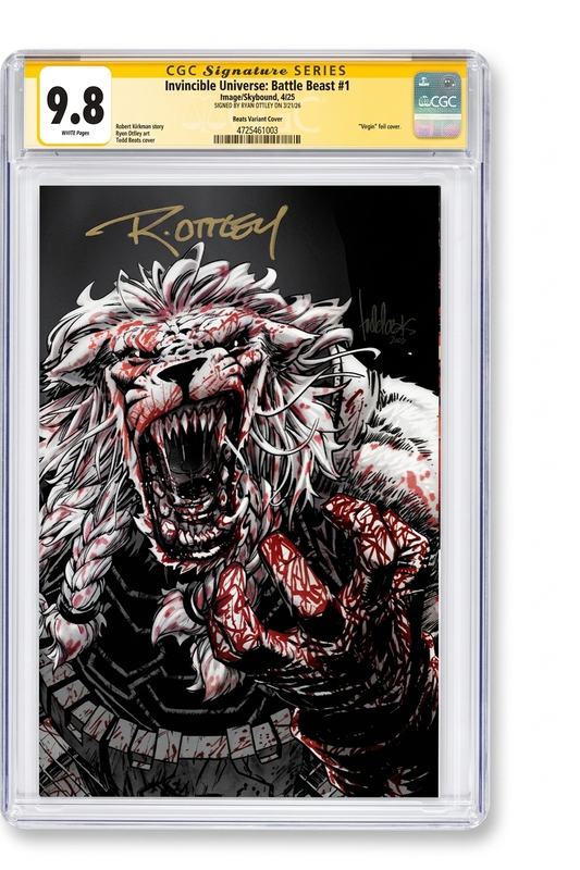 Invincible Universe Battle Beast #1, Todd Beats [9.8 CGC Signature Series]