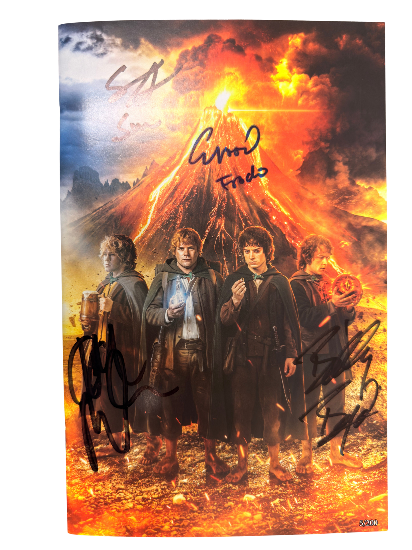 Fan Expo Chicago Lord of the Rings Exclusive Signed by Elijah, Sean, Domonic & Billy
