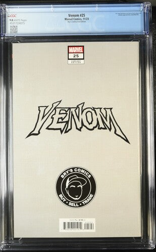 Venom #25 Foil Virgin edition CGC 9.8