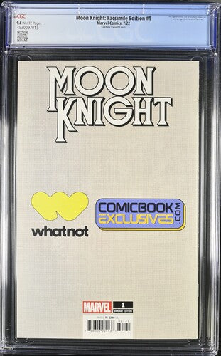 Moonknight #1 Whatnot Edition CGC 9.8