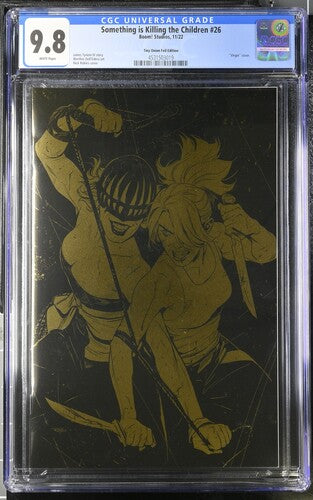 Something is Killing the Children #26 Gold Foil Virgin CGC 9.8