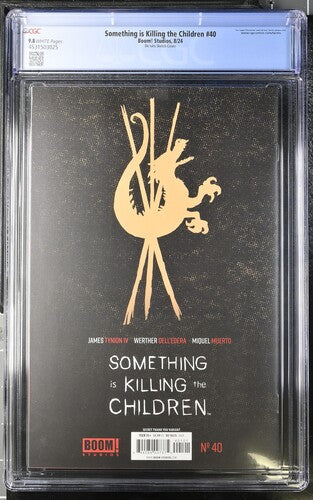 Something is Killing the Children #40 Virgin Sketch Cover CGC 9.8