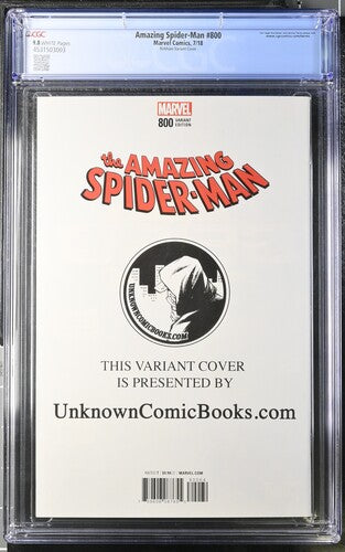 Amazing Spider-man #800 CGC 9.8