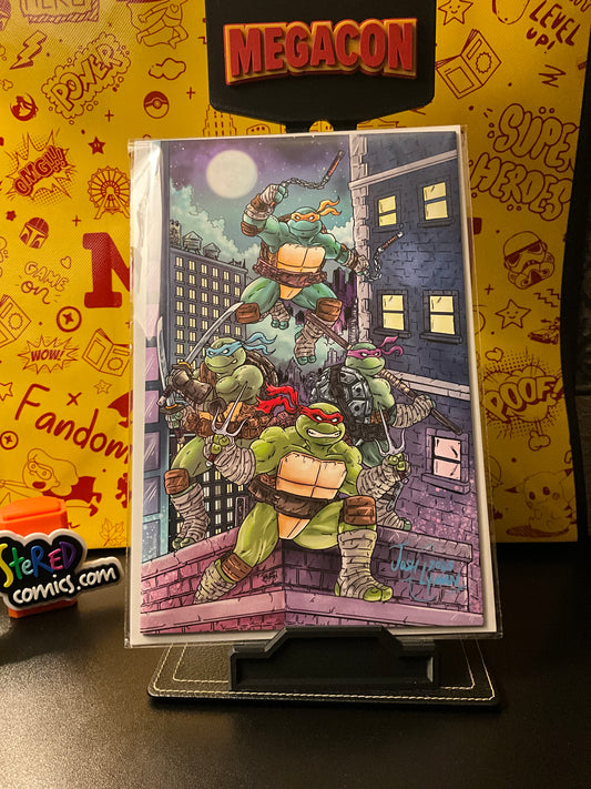 (B) TMNT #1 Megacon Exclusive Virgin edition 600 print run signed by Josh Lyman