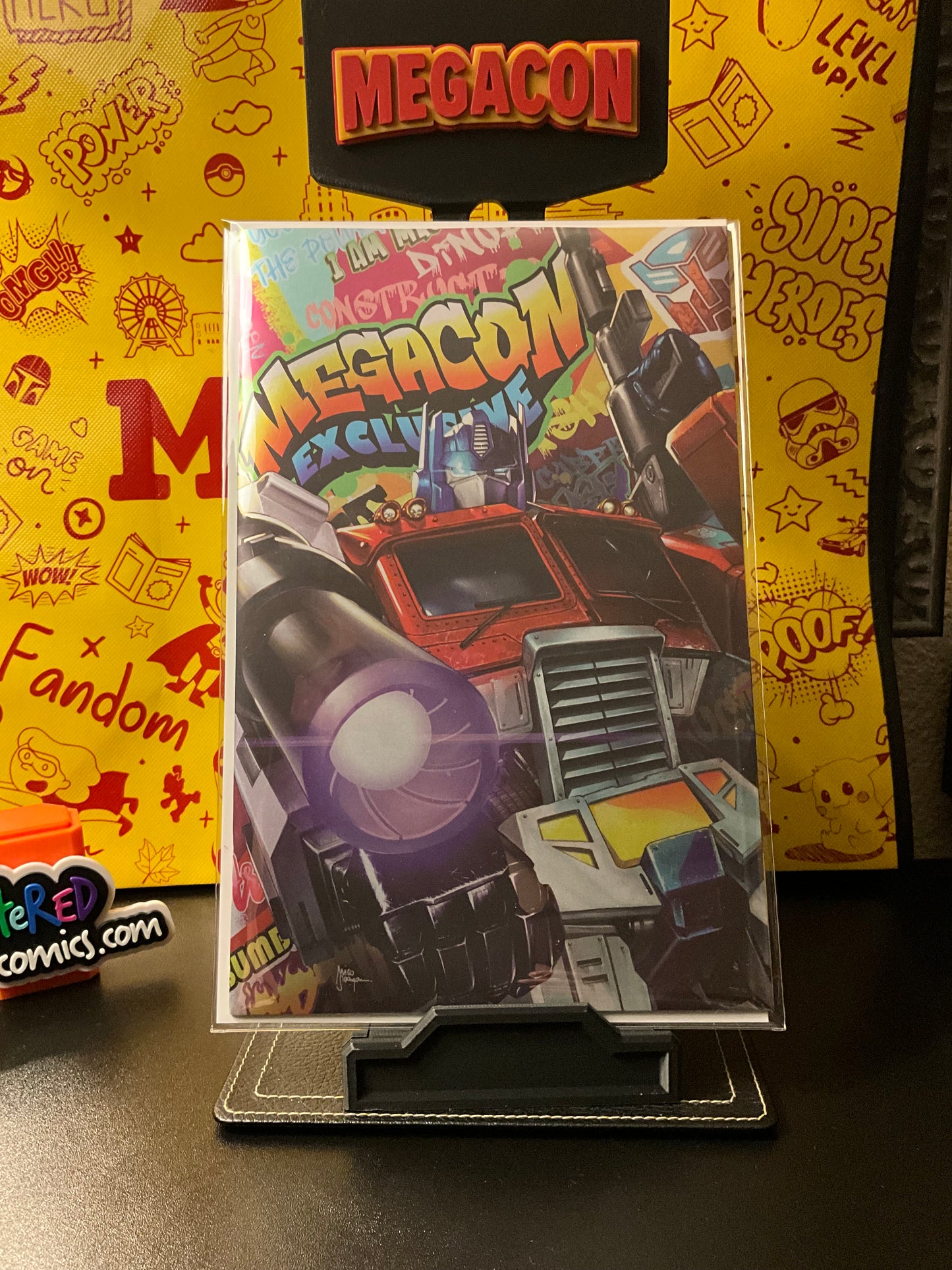 (B) Transformers Megacon Exclusive Foil edition 500 Print Run