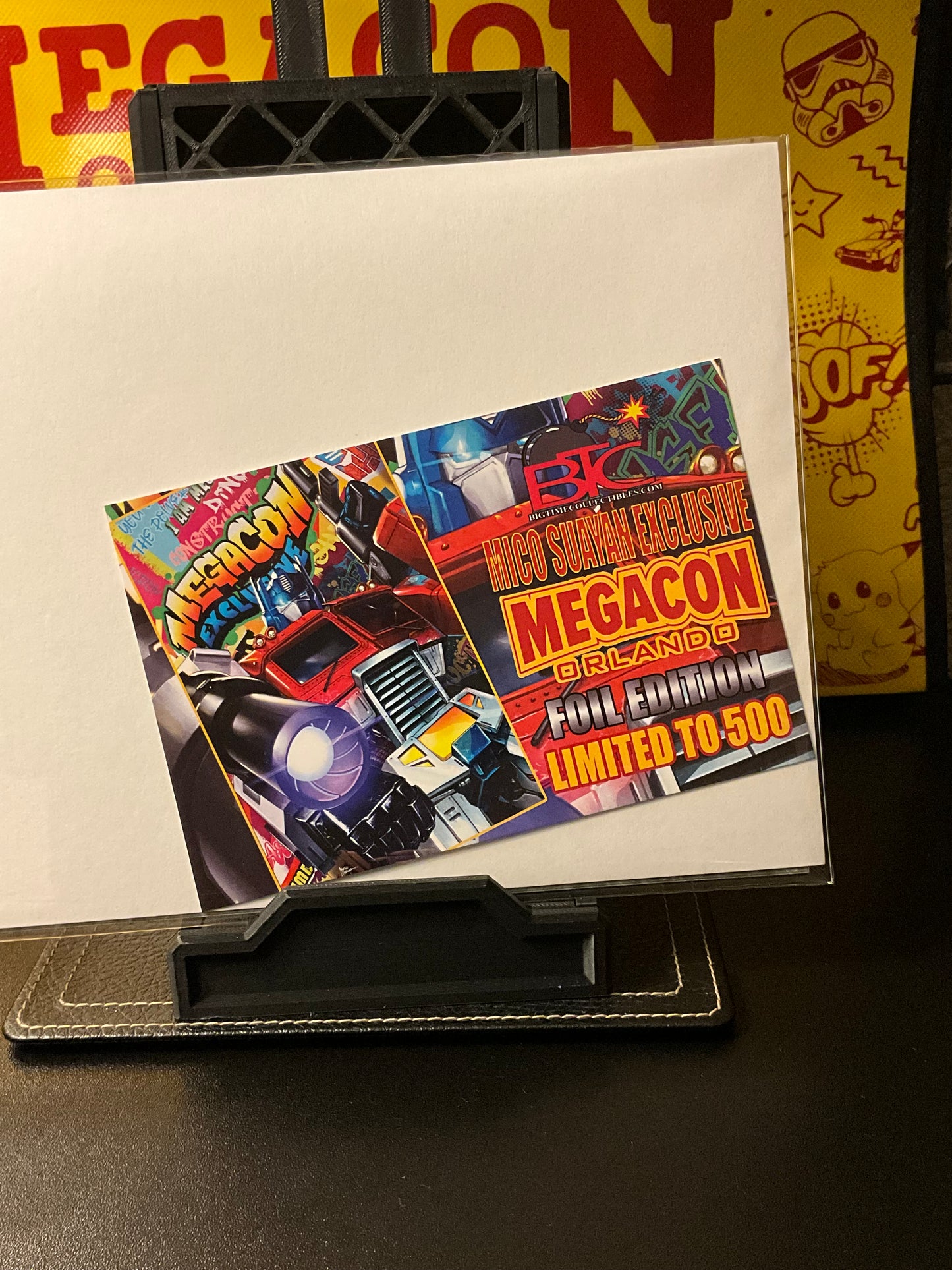 (B) Transformers Megacon Exclusive Foil edition 500 Print Run