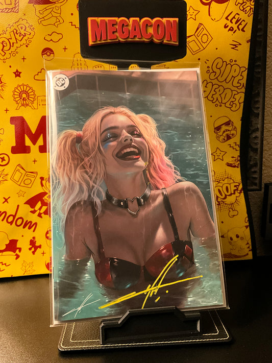 Harley Quinn Mega Con Exclusive signed by Carla Cohen